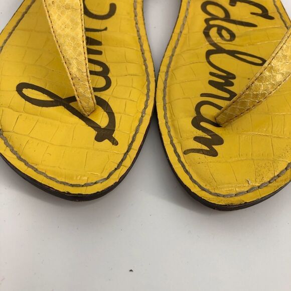 SAM EDELMAN Gigi Thong‎ Sandal Yellow - Picture 4 of 6